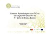 Tic no Pré-Escolar