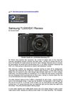 Samsung TL500/EX1 Review