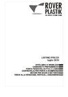 Listino Generale (Luglio 2010)