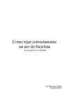 Metodo para tejer aros de bicicleta