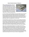 Internet Paycheck Systems for Beginners