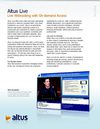 Altus Live - Live Webcasting with On-demand Access