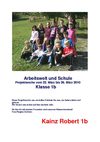 Projektwoche "Arbeitswelt & Schule" von Robert Kainz, 1b