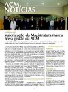 Jornal ACM 4a. edição - Valorização da Magistratura marca nova gestão da ACM 