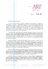 Lettre au Premier Ministre sur le forfait d'externat