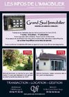 Vente Achat Maisons et Appartements secteur Begles. Agence Immobiliere Begles. Grand Sud Immobilier. Transactions -...