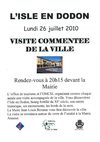 Visite guidée de l'Isle en Dodon Juillet 2010