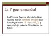 La 1ª guerra mundial