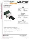 Master X918 Catalog Rack Extension Specs