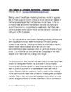 The Future of Affiliate Marketing - Industry Outlook