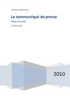 Le communiqué de presse