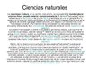 ciencias naturales