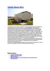 Mobile Home Hire