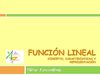 Material de Lectura Obligatorio - Modulo III: Función Lineal - "T@ller Funcion@ndo"