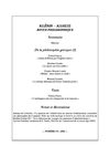 Numéro 1, 2006, De la philosophie grecque, Editorial