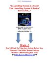 Auto Blog System X bonus, Auto Blog System X review