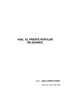 1936. Frente Popular en Adamuz