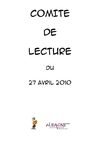 comité de lecture petite enfance avril 2010