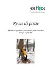 Revue de presse ETHOS Paris 