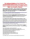 Anthony Robbins UPW New York Nov 4-7, 2001