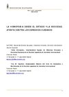 LA HOMOFOBIA DESDE EL ESTADO Y LA SOCIEDAD, ATENTA CONTRA LOS DERECHOS HUMANOS