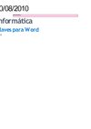 claves para word