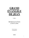 Grand Evangile de Jean - Tome 4 - Jacob Lorber