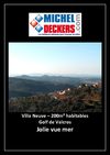 Villa neuve de 200m² à vendre - vue mer au Golf de Valcros à proximité du Lavandou