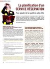 La planification d'un service réservation - pour ajouter de la qualité à votre offre