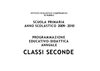 Programmazione classi II^ a.s. 2009 - 2010