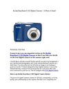 Kodak EasyShare C182 Digital Camera – Another Piece of Junk?