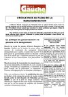 L'Ecole face au fléau de la marchandisation"