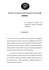 REVISTA DE RELACIONES INTERNACIONALES AD UNIVERSA CONVOCATORIA PRIMERA EDICIÓN