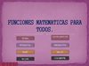 Funciones matematicas