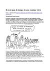 Il reste peu de temps si nous voulons vivre