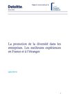 Diversité - étude sur la promotion de la diversité dans les entreprises