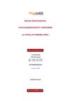 Douze propositions pour moderniser et simplifier la fiscalité immobilière !