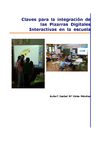 Claves para la integración de las Pizarras Digitales Interactivas en la escuela