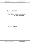 Exam1pass free dumps642-384 exam braindumps
