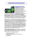 Windows Mobile Application Development - Windows Mobile Application Developers - Windows Mobile Programming