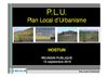 Plan Local d'Urbanisme - Réunion publique du 13 septembre 2010