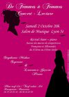 Concert-lecture "De Femmes à Femmes"