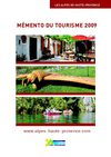 Memento du tourisme 2009 Alpes da Haute Provence