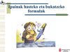 Ipuin hasierak bukaerak