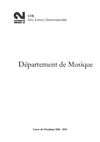 plaquette licence musique