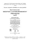 Abbé de SAUVAGES - Dictionnaire occitan (languedocien)-français - 2 (H-Z)