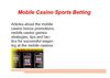 Mobile Casino Betting Games 