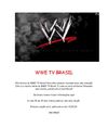 Revista WWE TV Brasil 