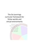 the Six Learnings of Second Life and fictive worlds - the brochure