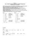 Calcul mental 3ème fiche 1